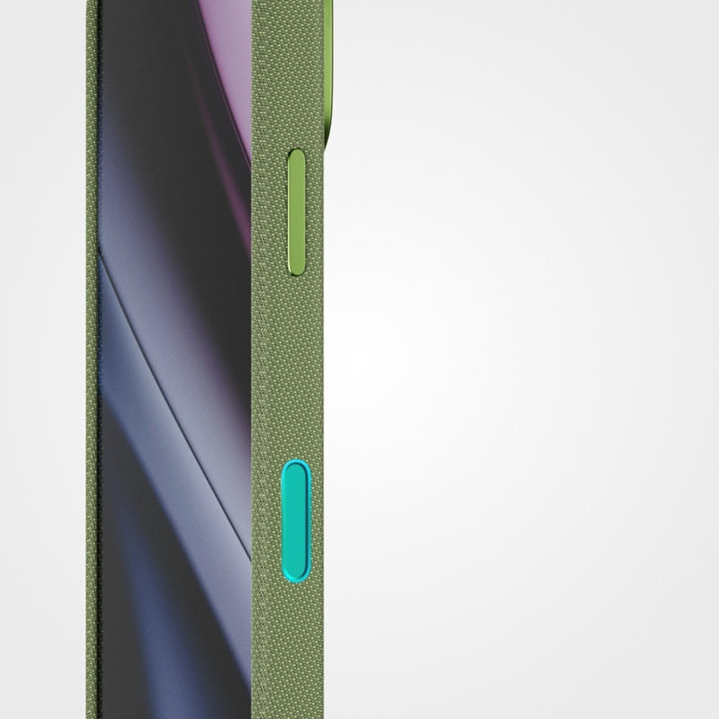 Husa de protectie EPICO pentru iPhone 18 Pro Max, SolidWoven, Verde
