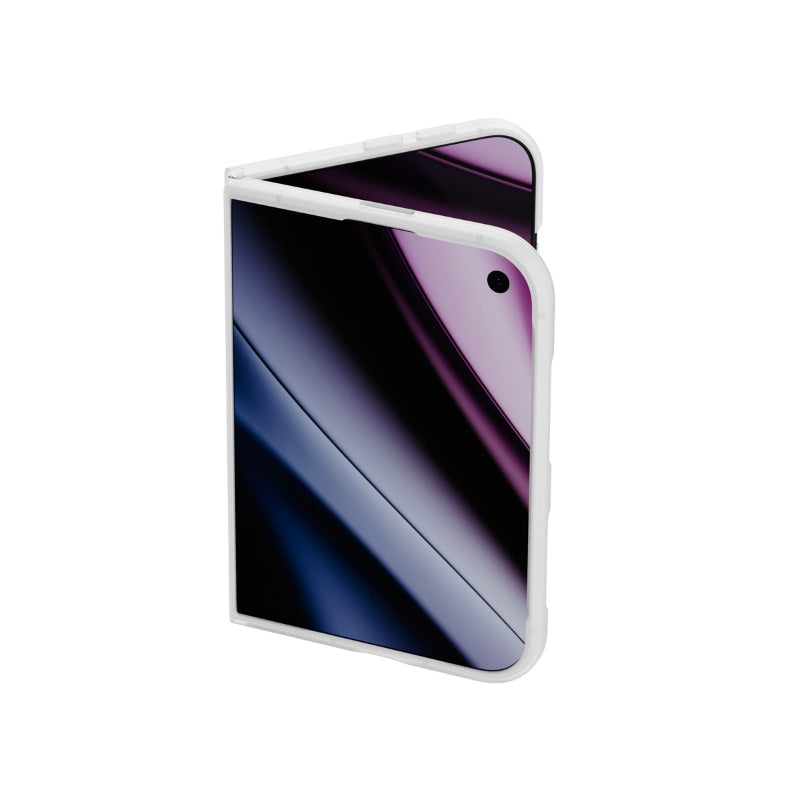 Husa de protectie EPICO pentru iPhone DUO cu stand, Alb