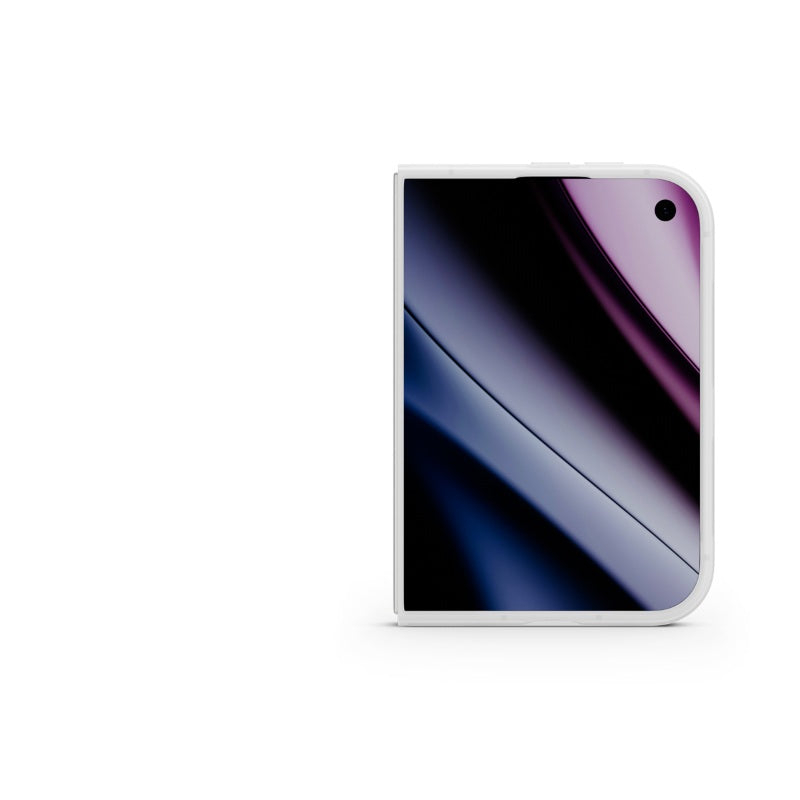 Husa de protectie EPICO pentru iPhone DUO cu stand, Alb