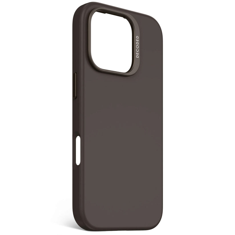 Husa de protectie DECODED din silicon pentru iPhone 16 Pro, Maro - iSTYLE RO