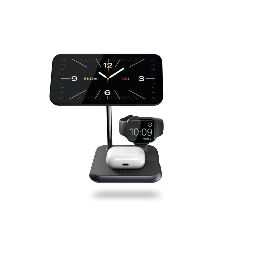 Incarcator telefon wireless, Zens, Magnetic, Negru - iSTYLE RO