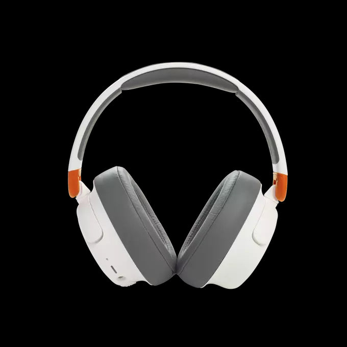 Casti Over-Ear pentru copii JBL JR460NC, Bluetooth, Active Noise Cancelling, Microfon, Alb - iSTYLE RO