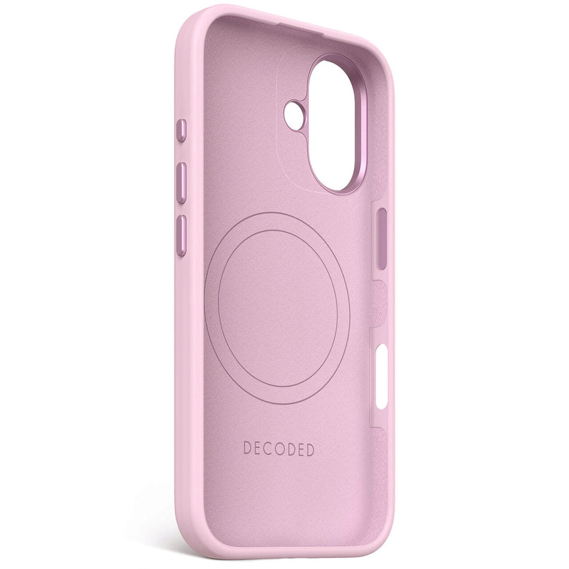 Husa de protectie DECODED din silicon pentru iPhone 16 Plus, Roz - iSTYLE RO
