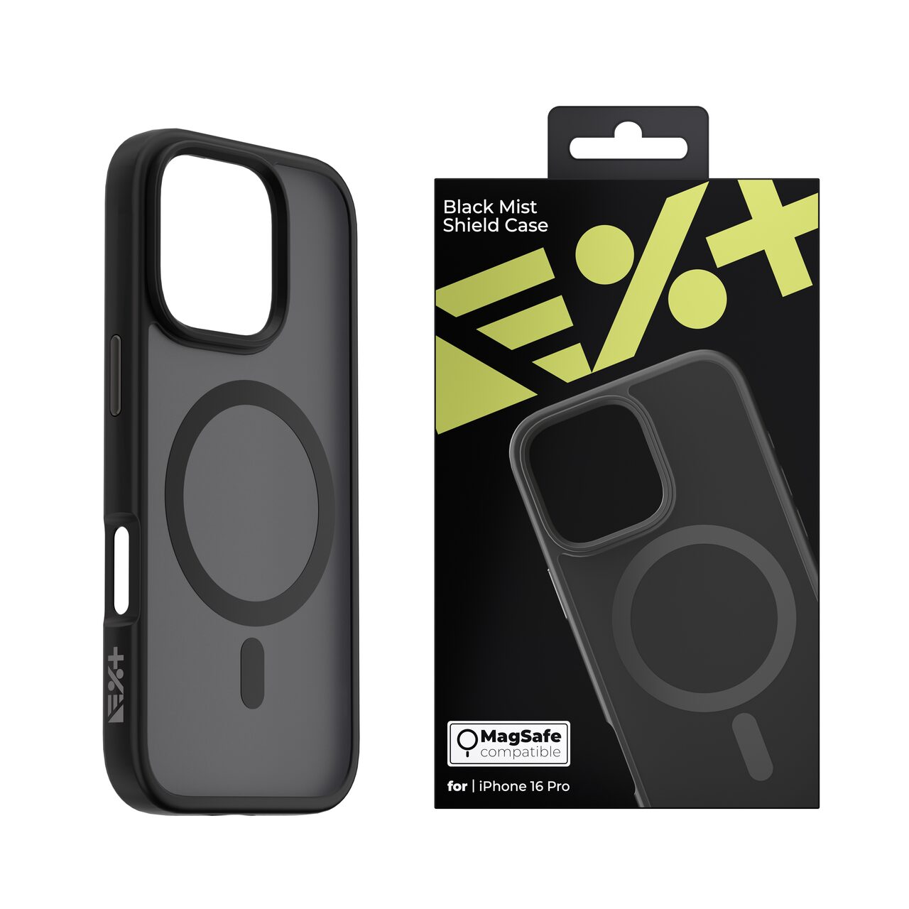 Husa de protectie NEXT ONE Mist Shield cu MagSafe pentru iPhone 16 Pro, Negru - iSTYLE RO
