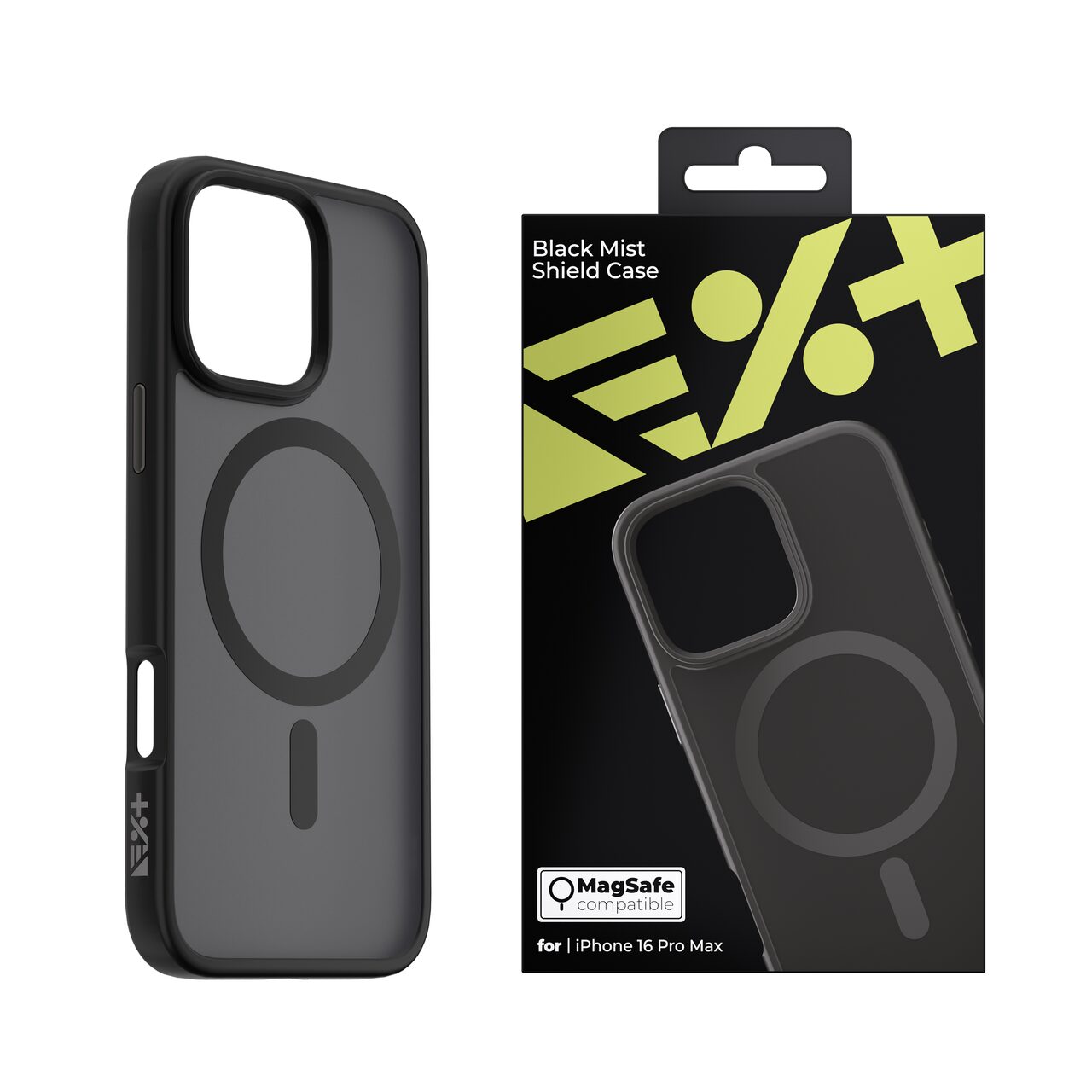 Husa de protectie NEXT ONE Mist Shield cu MagSafe pentru iPhone 16 Pro Max, Negru - iSTYLE RO