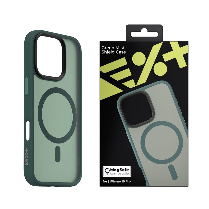 Husa de protectie NEXT ONE Mist Shield cu MagSafe pentru iPhone 16 Pro, Verde - iSTYLE RO