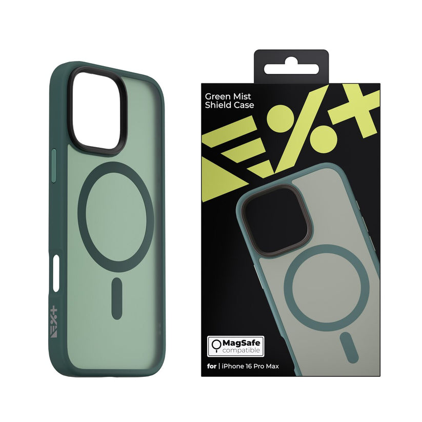 Husa de protectie NEXT ONE Mist Shield cu MagSafe pentru iPhone 16 Pro Max, Verde - iSTYLE RO