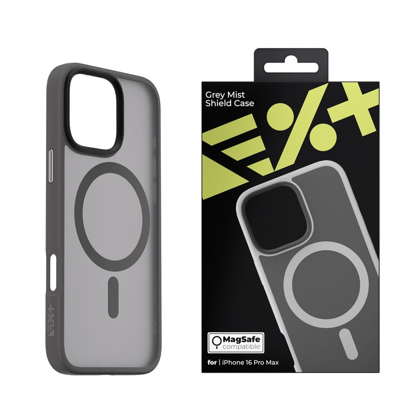 Husa de protectie NEXT ONE Mist Shield cu MagSafe pentru iPhone 16 Pro Max, Gri - iSTYLE RO