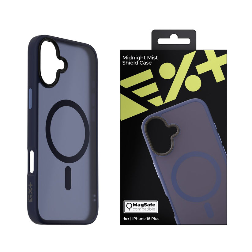 Husa de protectie NEXT ONE Mist Shield cu MagSafe pentru iPhone 16 Plus, Albastru - iSTYLE RO