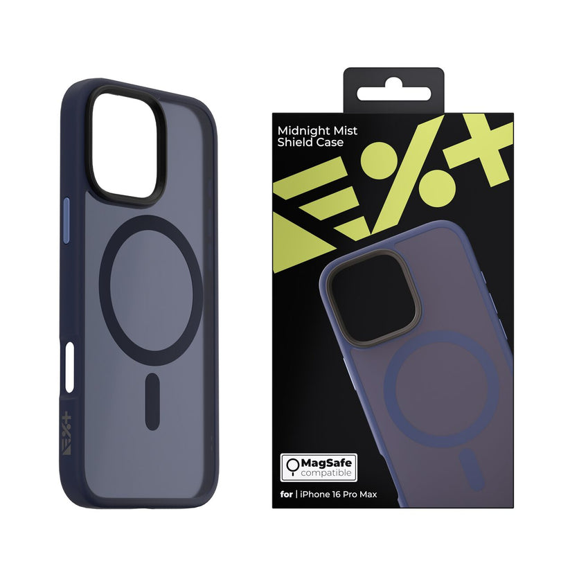 Husa de protectie NEXT ONE Mist Shield cu MagSafe pentru iPhone 16 Pro Max, Albastru - iSTYLE RO