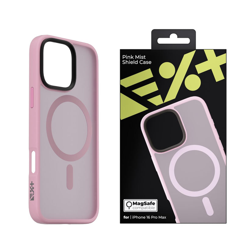 Husa de protectie NEXT ONE Mist Shield cu MagSafe pentru iPhone 16 Pro Max, Roz - iSTYLE RO