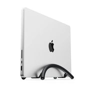 Suport Twelve South BookArc Flex, suport vertical laptop/MacBook, pentru birou, compatibil laptopuri pana la 14”, grosime max. 2.5 cm (1”), Negru