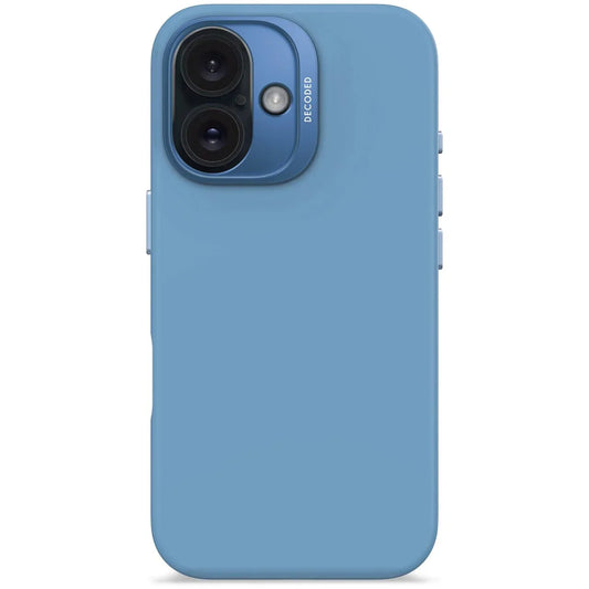 Husa de protectie DECODED din silicon pentru iPhone 16, Albastru - iSTYLE RO