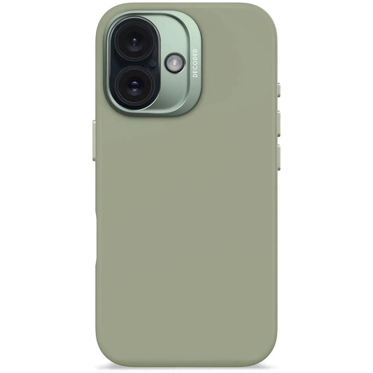 Husa de protectie DECODED din silicon pentru iPhone 16, Verde - iSTYLE RO