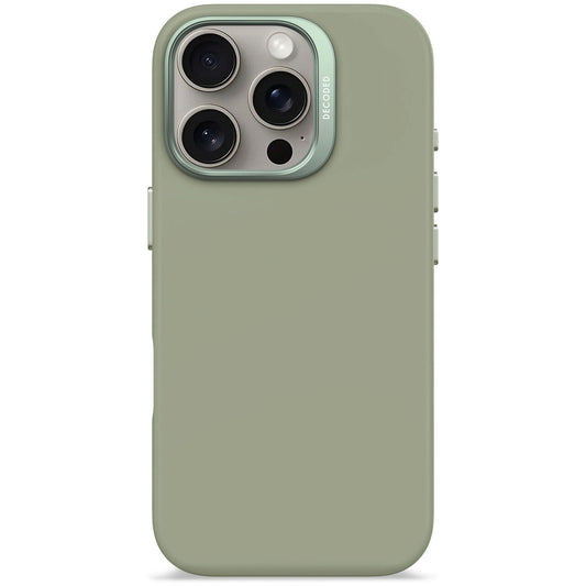 Husa de protectie DECODED din silicon pentru iPhone 16 Pro, Verde - iSTYLE RO