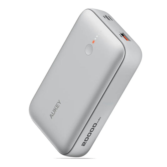 Baterie externa AUKEY Spark Mini 20000mAh Fast Charging, Alb - iSTYLE RO