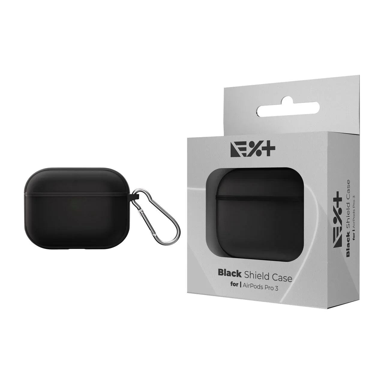 Husa din TPU NOA pentru AirPods Pro 3 (2025), Negru