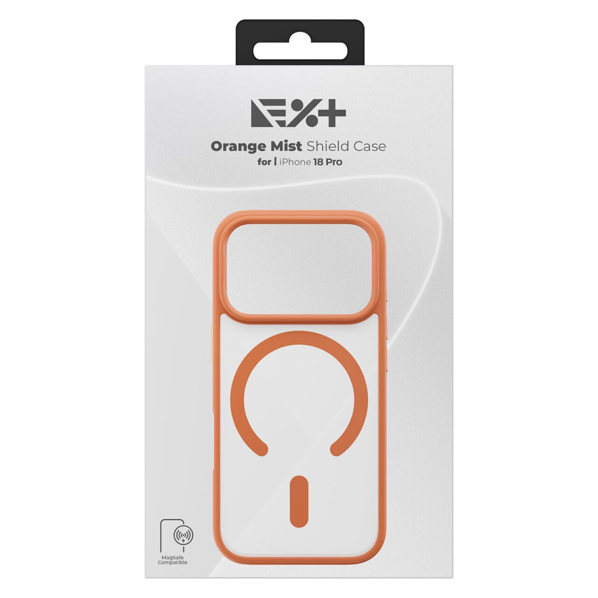 Husa de protectie NOA Mist Shield cu MagSafe pentru iPhone 18 Pro, Portocaliu