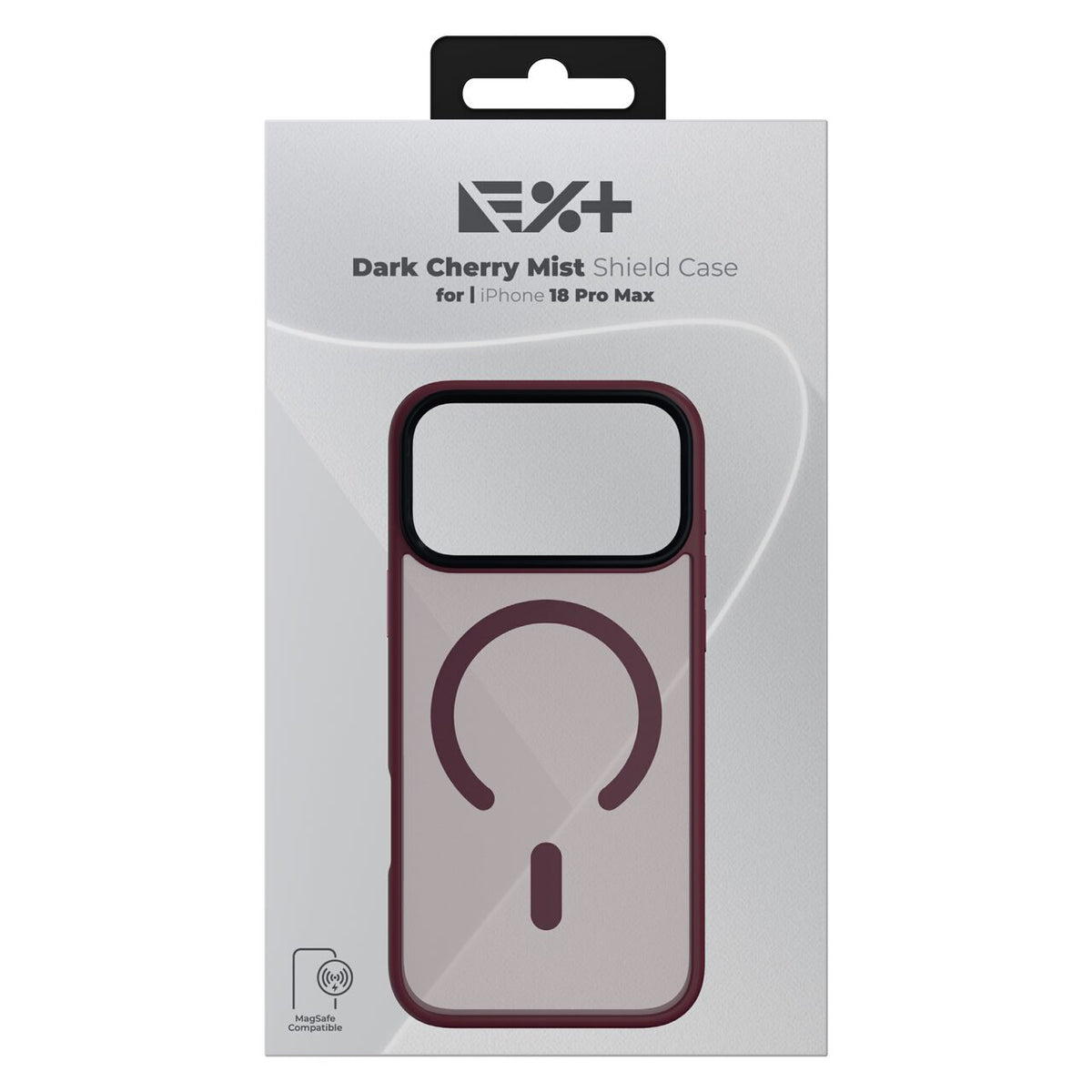 Husa de protectie NOA Mist Shield cu MagSafe pentru iPhone 18 Pro Max, Visiniu