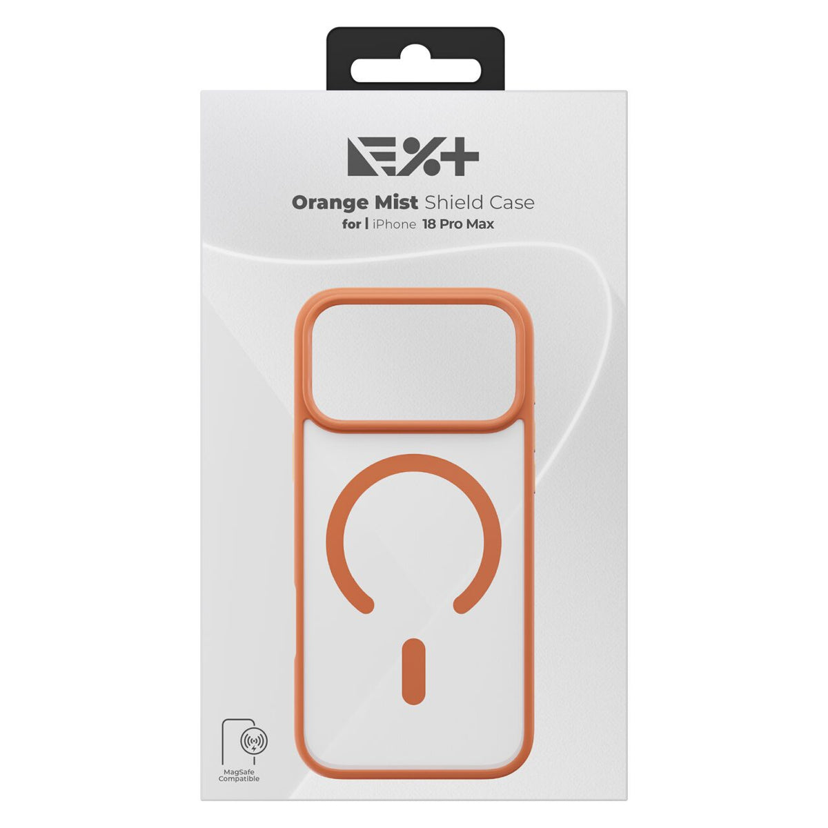 Husa de protectie NOA Mist Shield cu MagSafe pentru iPhone 18 Pro Max, Portocaliu