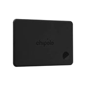 Tracker reincarcabil tip card Chipolo, compatibil Find My, Negru