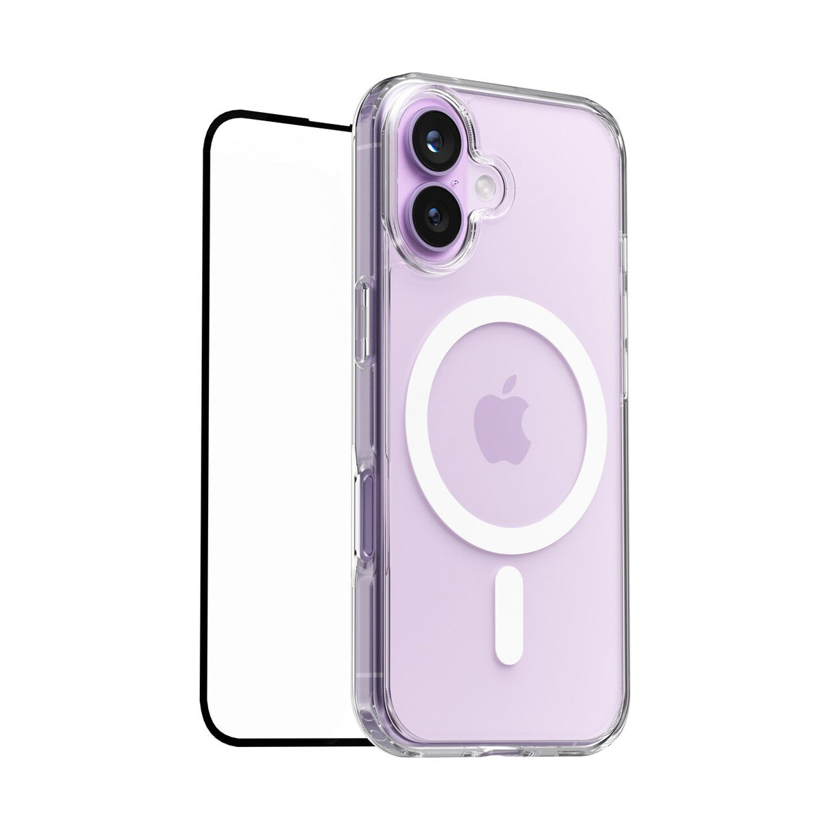 Pachet: Folie de protectie pentru ecran si husa transaprenta NOA pentru iPhone 17