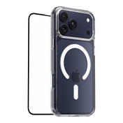 Pachet: Folie de protectie pentru ecran si husa transaprenta NOA pentru iPhone 17 Pro Max
