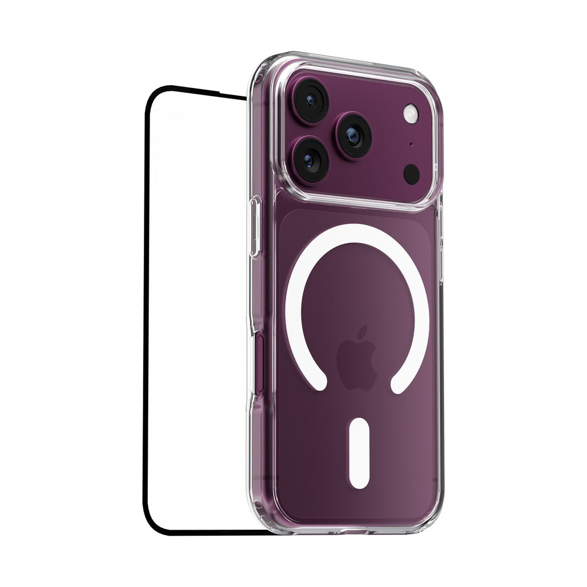 Pachet: Folie de protectie pentru ecran si husa transaprenta NOA pentru iPhone 18 Pro