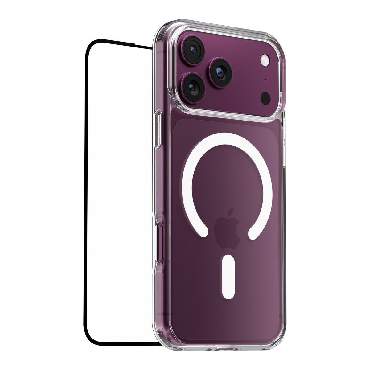 Pachet: Folie de protectie pentru ecran si husa transaprenta NOA pentru iPhone 18 Pro Max