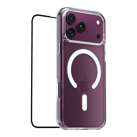 Pachet: Folie de protectie pentru ecran si husa transaprenta NOA pentru iPhone 18 Pro Max