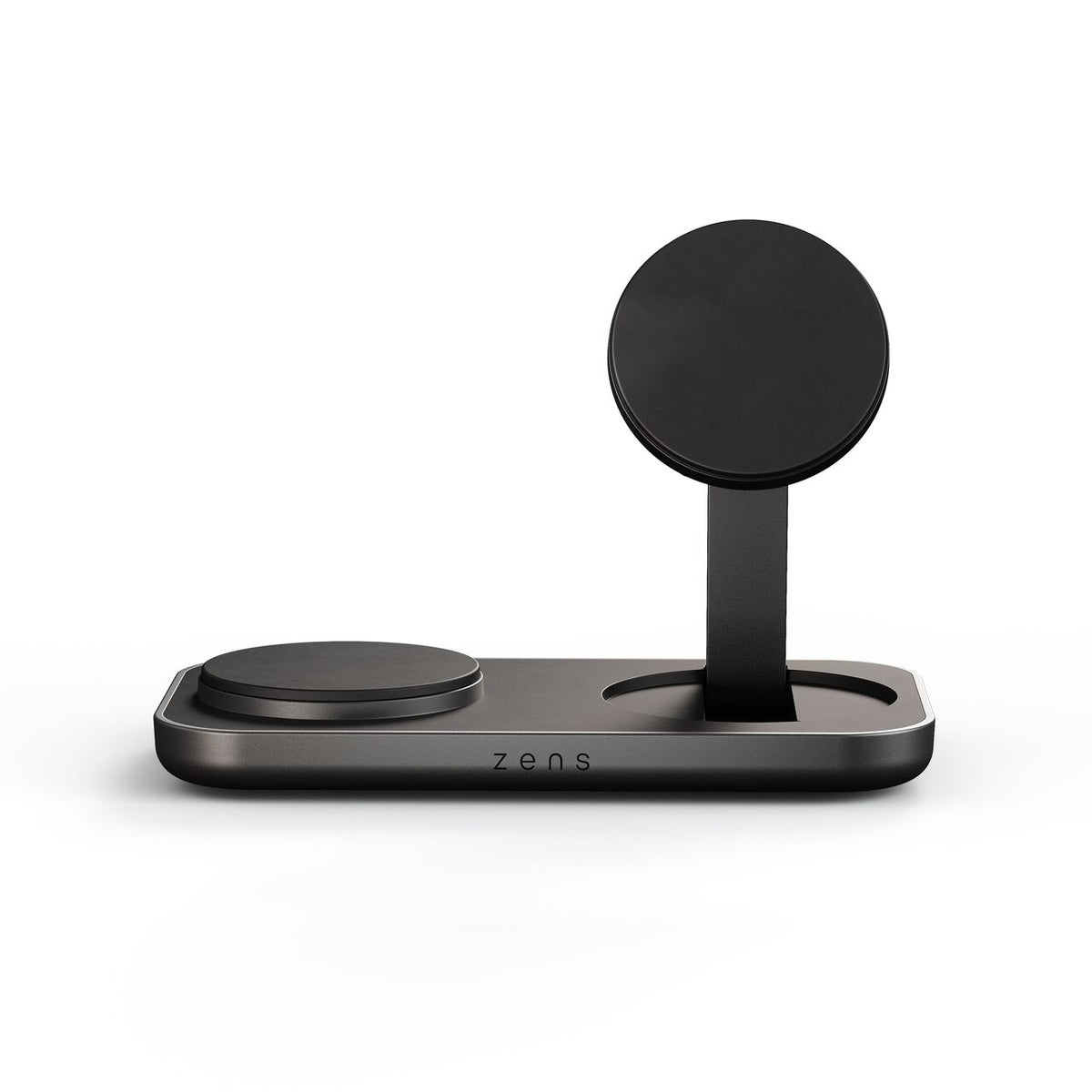 Incarcator wireless ZENS Duo Charger Pro 2, 2-in-1, Qi 2.2, Negru