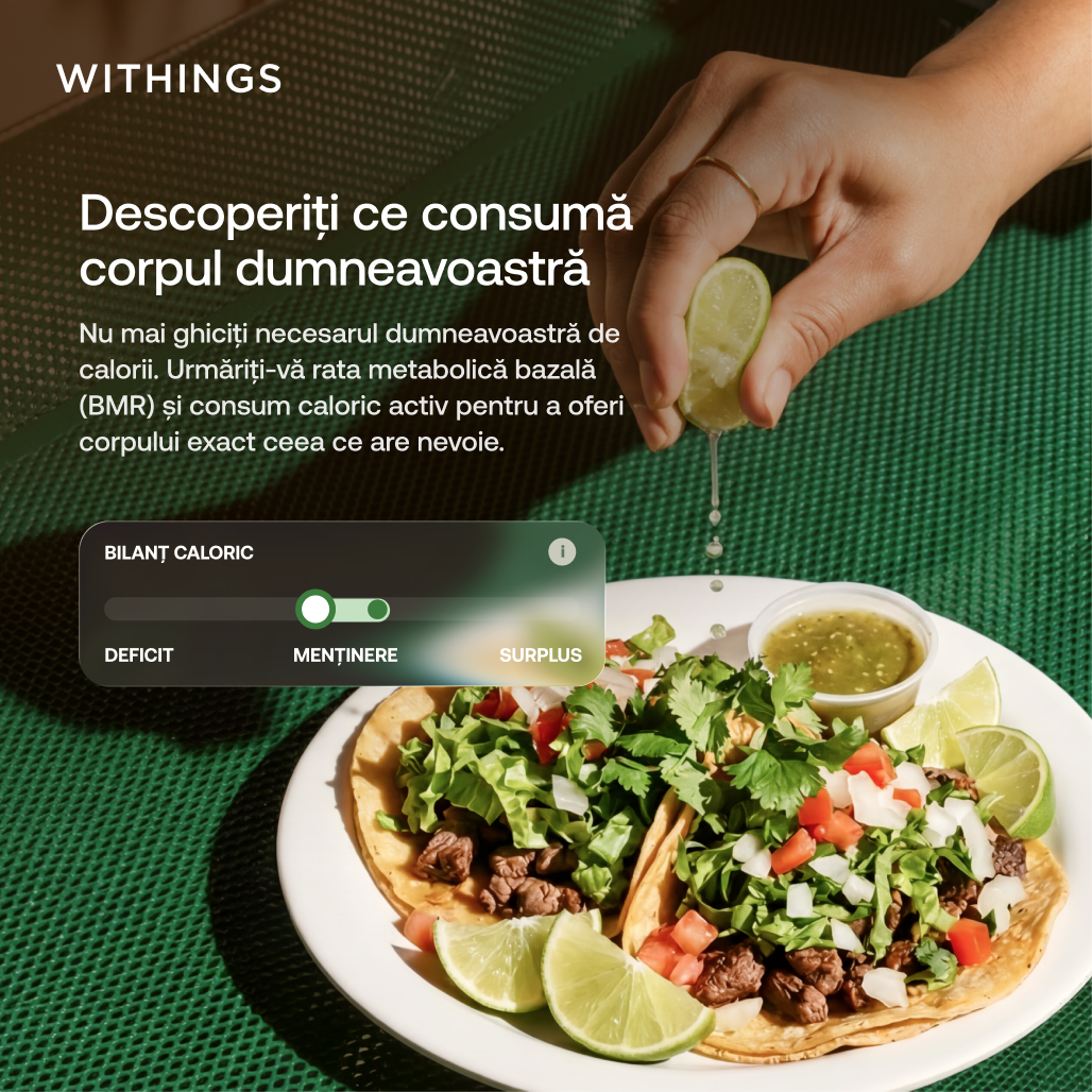 Cântar inteligent Withings BodyFit, Negru