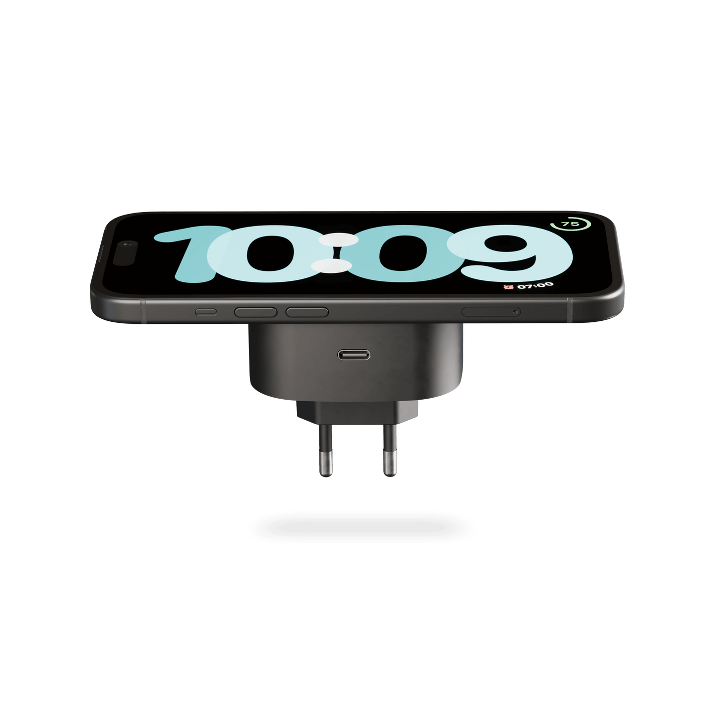 Adaptor priza ZENS cu incarcare wireless, Negru - iSTYLE RO