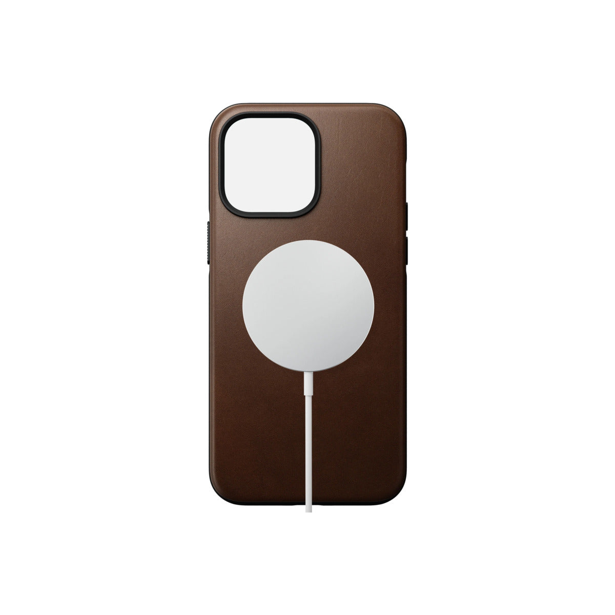 Husa de protectie Nomad Modern cu MagSafe pentru iPhone 14, Piele, Maro - iSTYLE RO