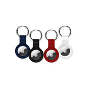 Pachet Brelocuri iSTYLE pentru AirTag, Silicon, Negru, Alb, Albastru, Rosu - iSTYLE RO