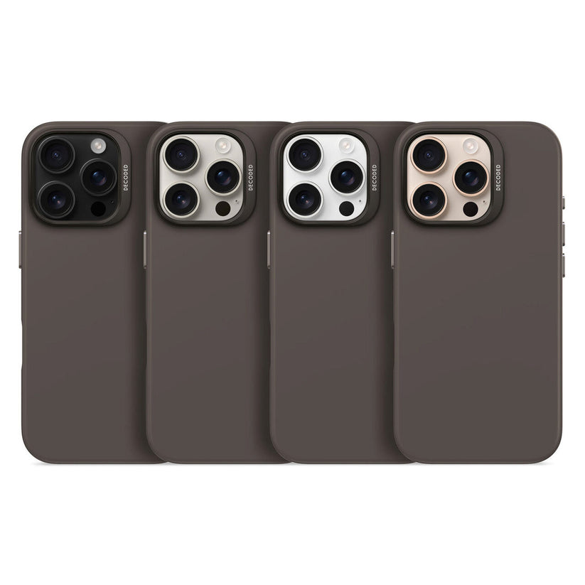 Husa de protectie DECODED din silicon pentru iPhone 16 Pro, Maro - iSTYLE RO
