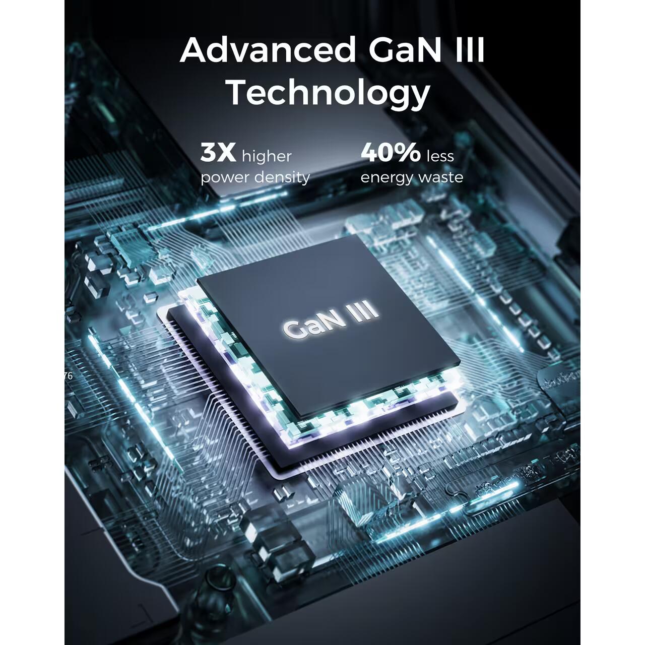 Adaptor priza AUKEY Comet Mix 3, 100W, Gri