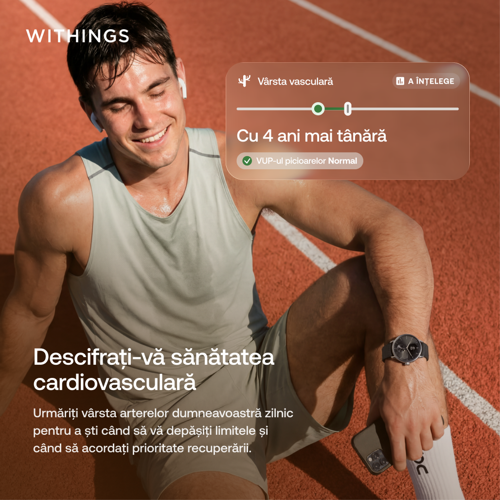 Cântar inteligent Withings BodyFit, Negru