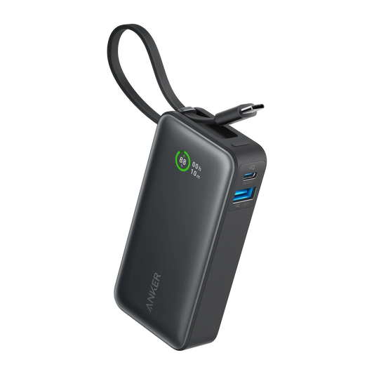Baterie externa Anker Nano 10000 mAh 30W cablu USB-C negru