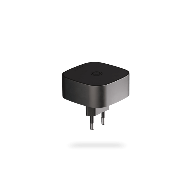 Adaptor priza ZENS cu incarcare wireless, Negru - iSTYLE RO