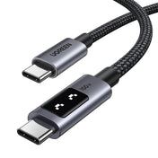 Cablu de date UGREEN UNO USB-C la USB-C 100W, Super Fast Power, Led Display, 1m, Negru