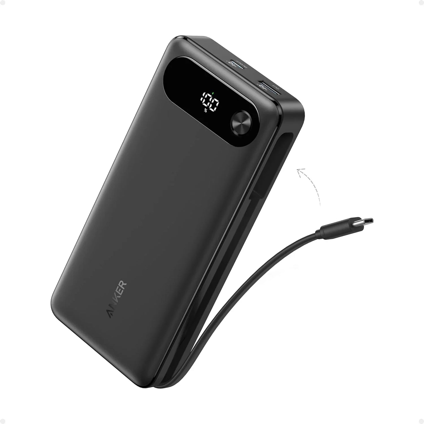 Baterie externa Anker Powercore 20000 mAh 87W cablu USB-C Negru