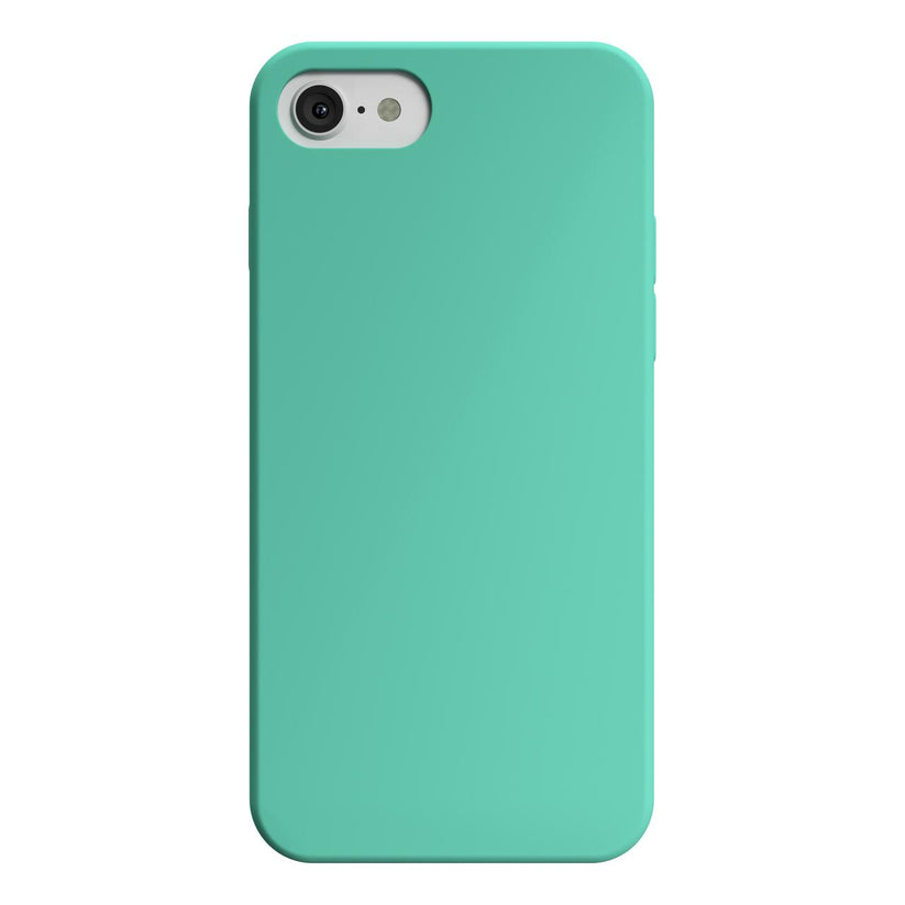 Husa de protectie NEXT ONE pentru iPhone SE, Silicon, Mint - iSTYLE RO