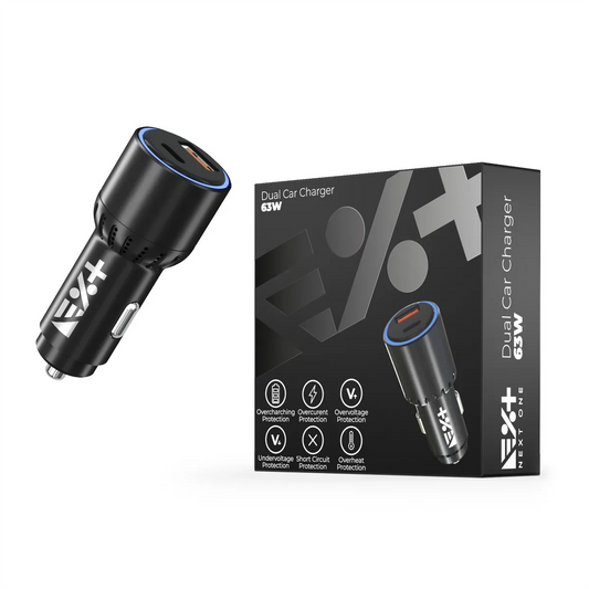 Incarcator auto NEXT ONE 63W USB-USB-C - iSTYLE RO