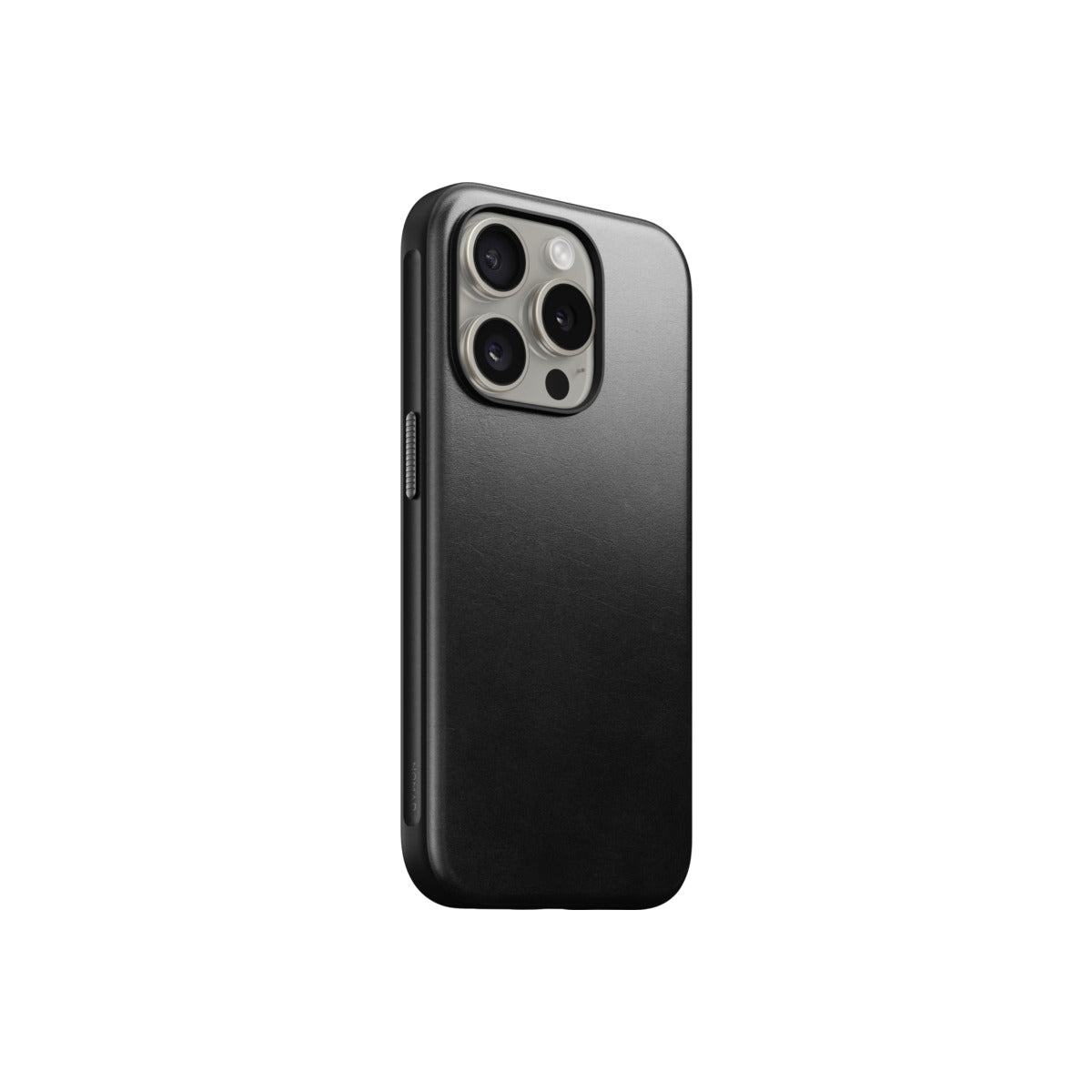Husa de protectie Nomad Modern pentru iPhone 15 Pro, Piele, Negru - iSTYLE RO