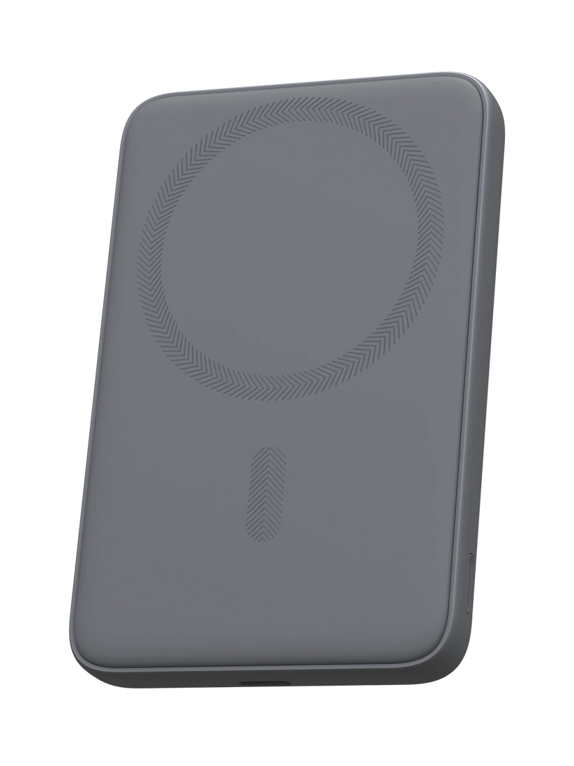 Baterie externa AUKEY 5000mAh MagSafe Power Bank Storm Gray - iSTYLE.ro