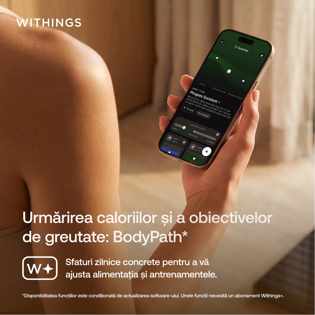 Cântar inteligent Withings BodyScan 2, Negru