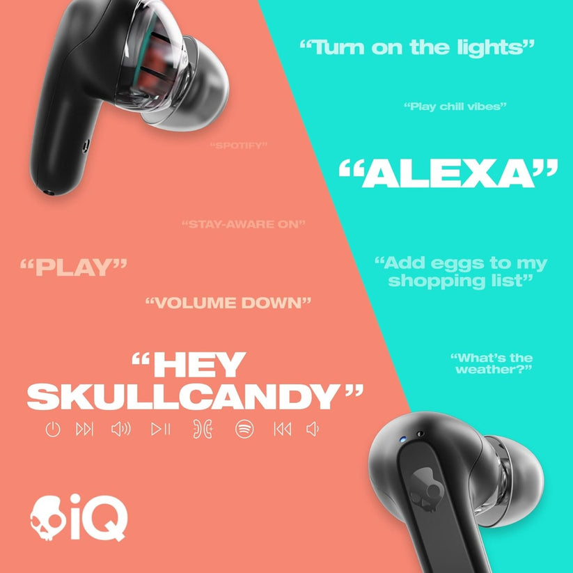Casti In-Ear, Skullcandy Rail True Wireless, Bluetooth, Negru - iSTYLE RO