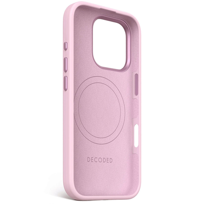 Husa de protectie DECODED din silicon pentru iPhone 16 Pro, Roz - iSTYLE RO