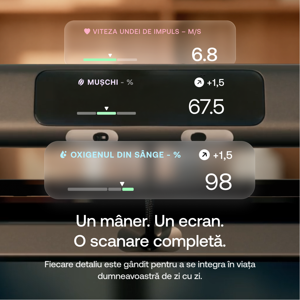 Cântar inteligent Withings BodyScan 2, Negru